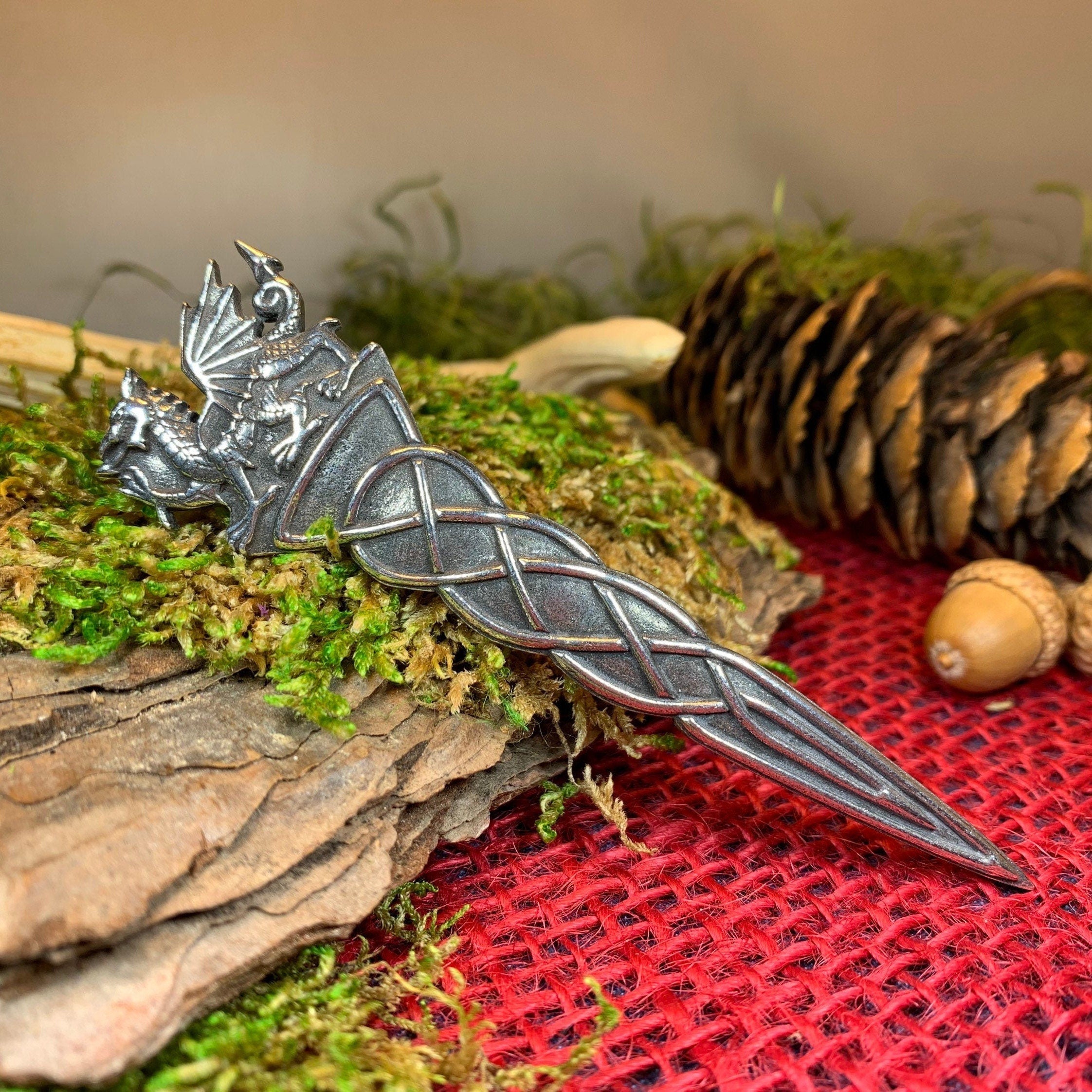 Cadwal Welsh Dragon Kilt Pin