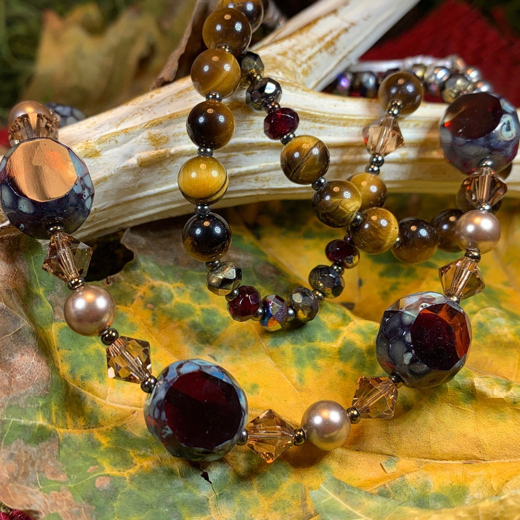 Highland Sunset Tiger's Eye Necklace