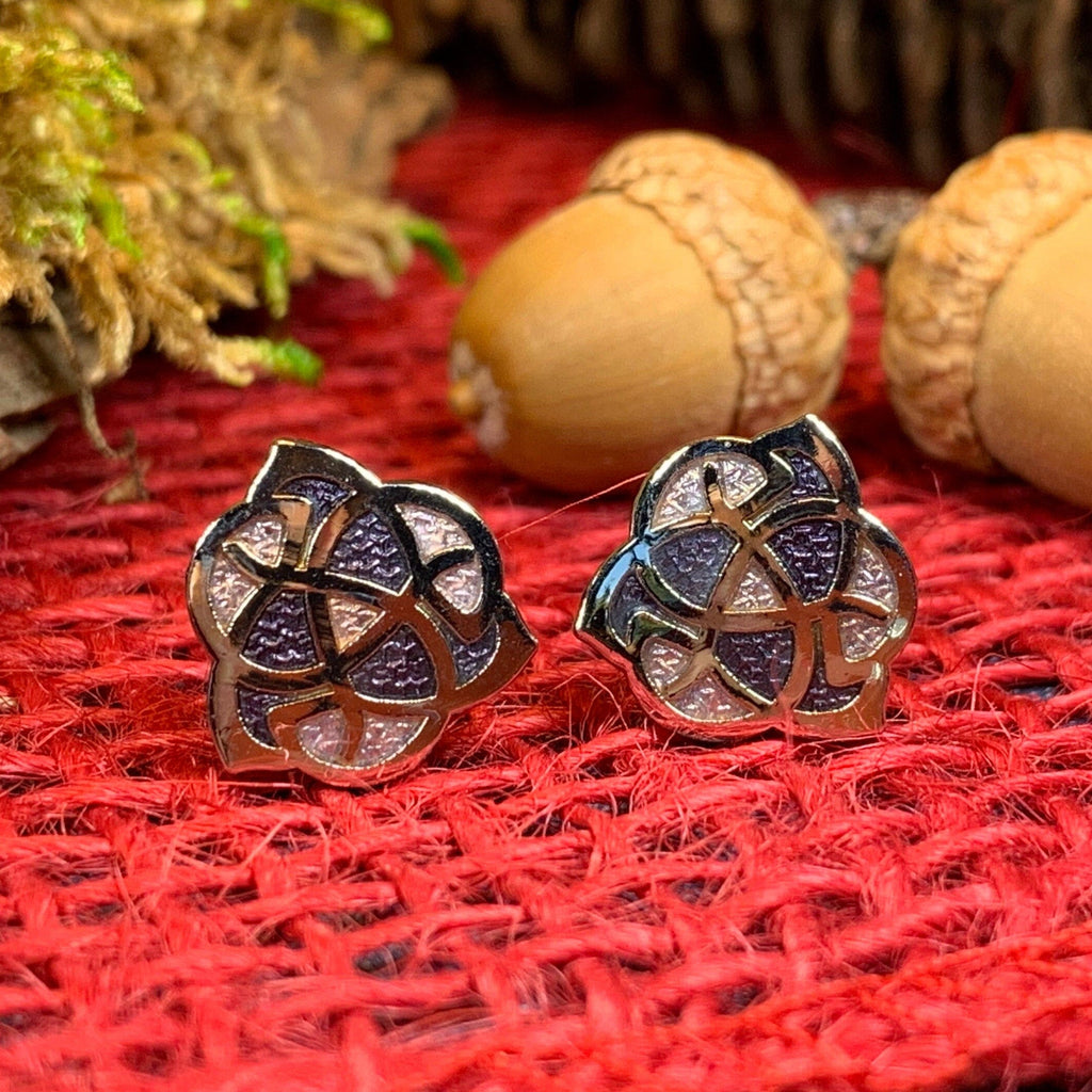 Celtic Knot Stud Earrings