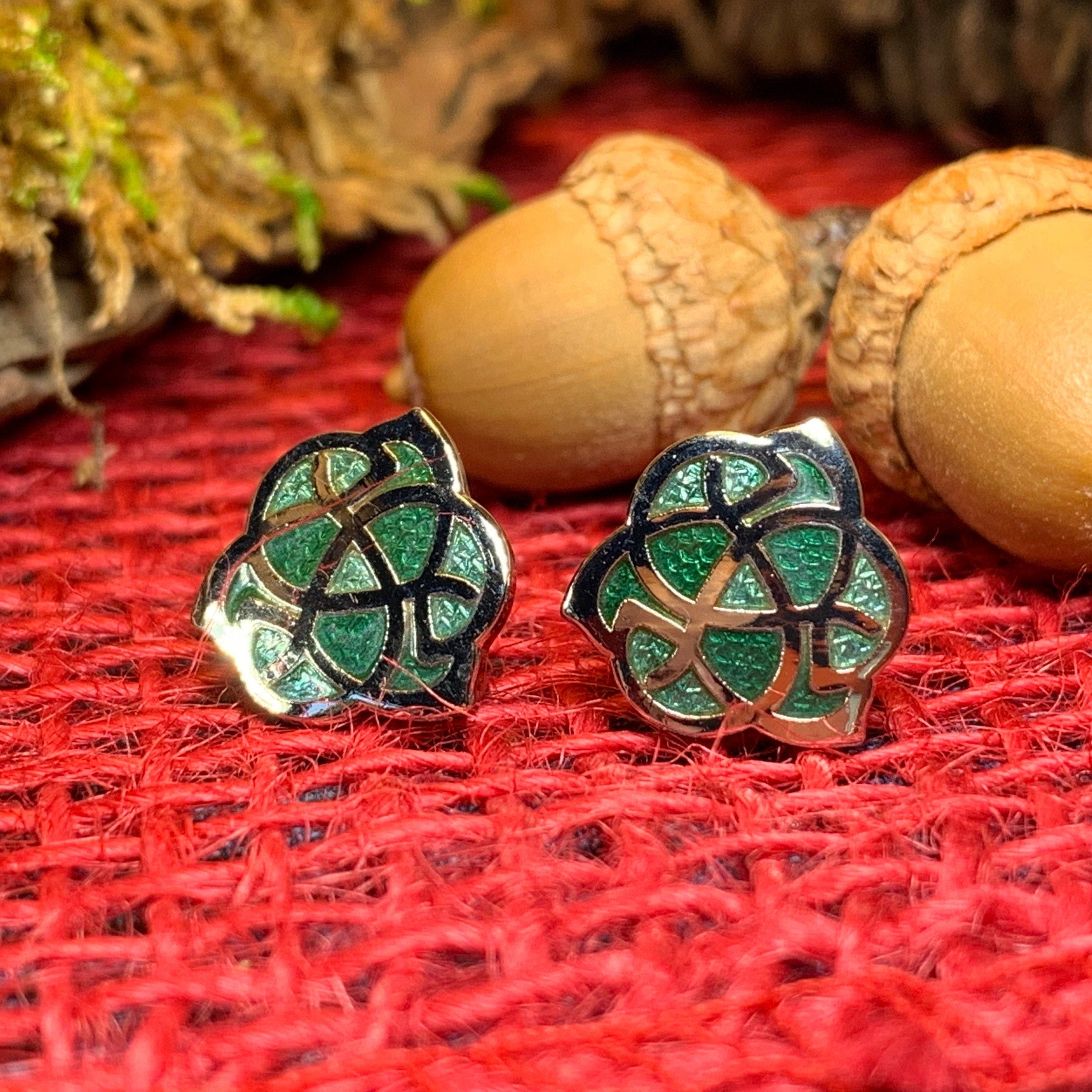 Celtic Knot Stud Earrings