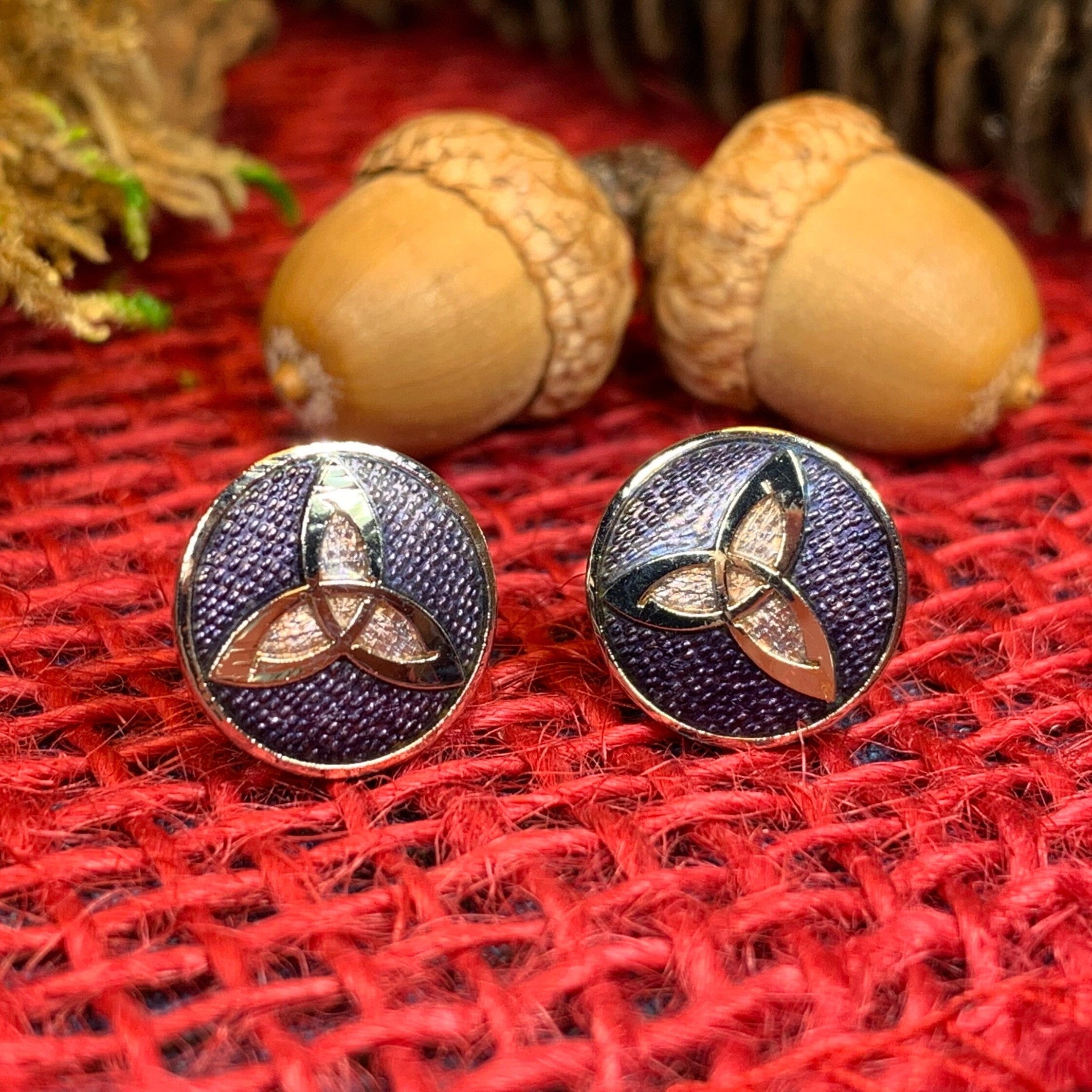 Trinity Knot Stud Earrings