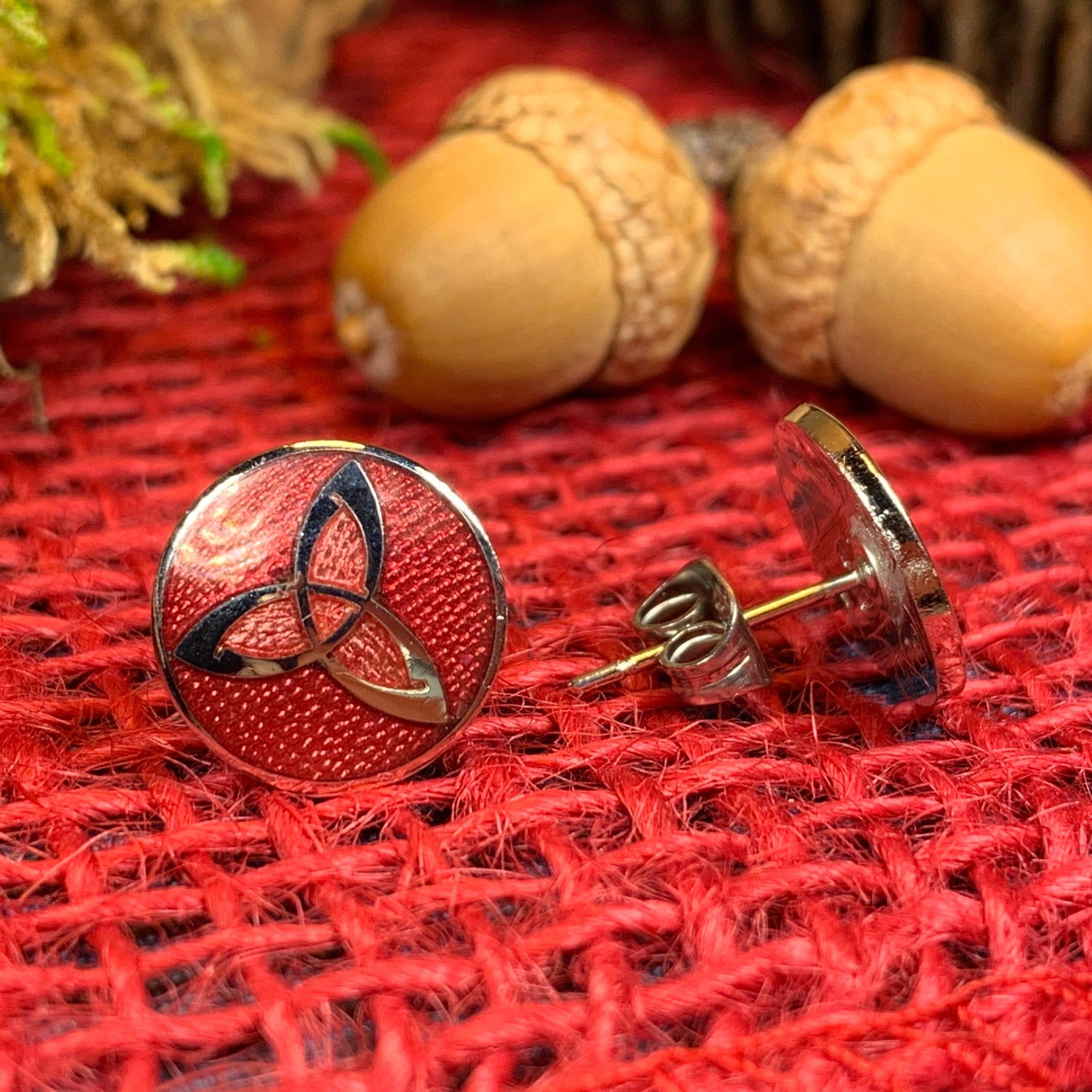 Trinity Knot Stud Earrings