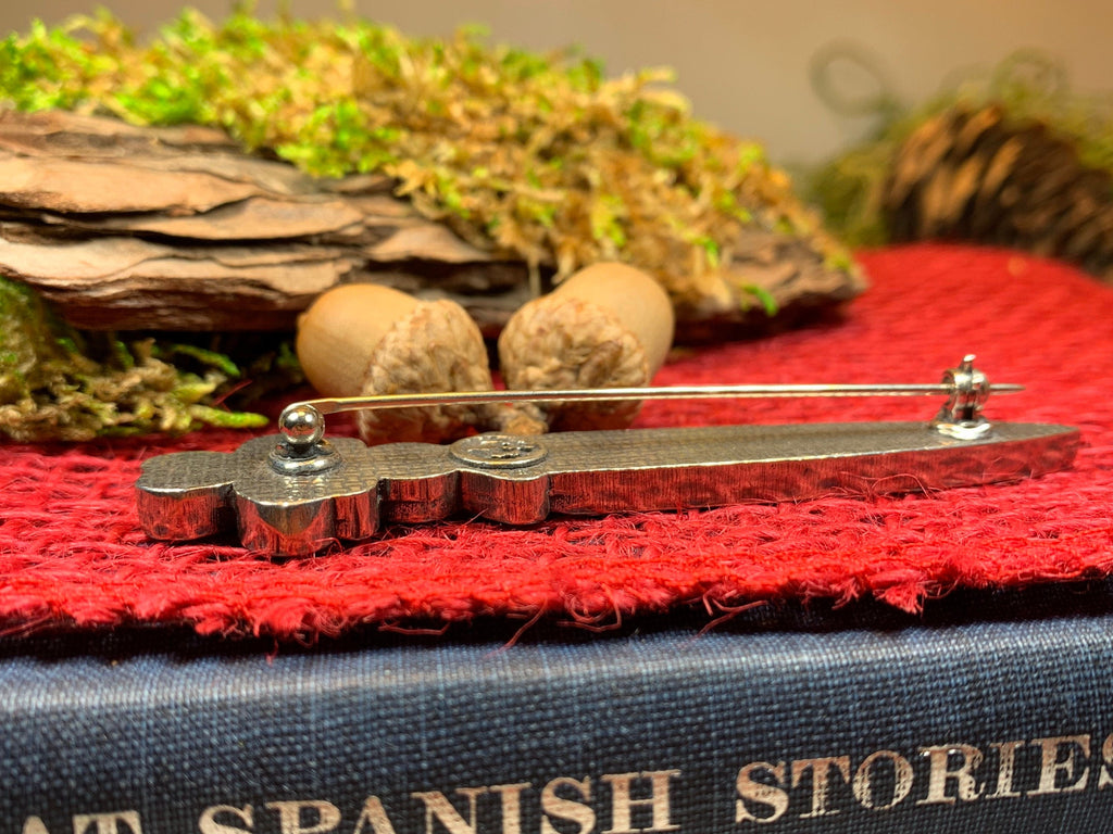 Shamrock Pewter Kilt Pin