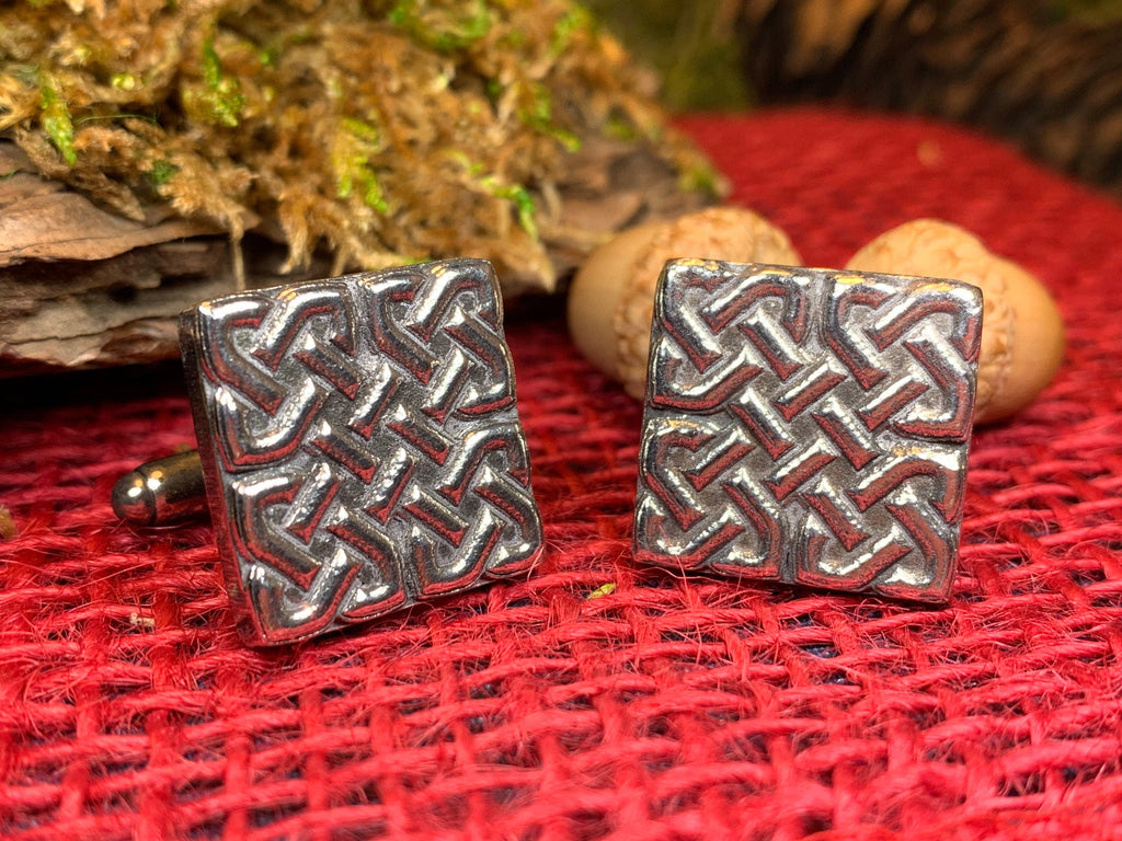 Stewart Celtic Knot Cuff Links