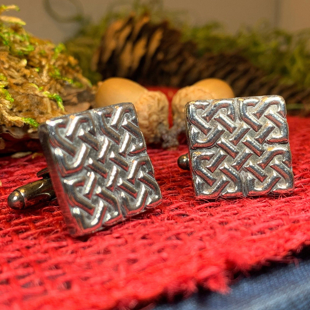 Stewart Celtic Knot Cuff Links