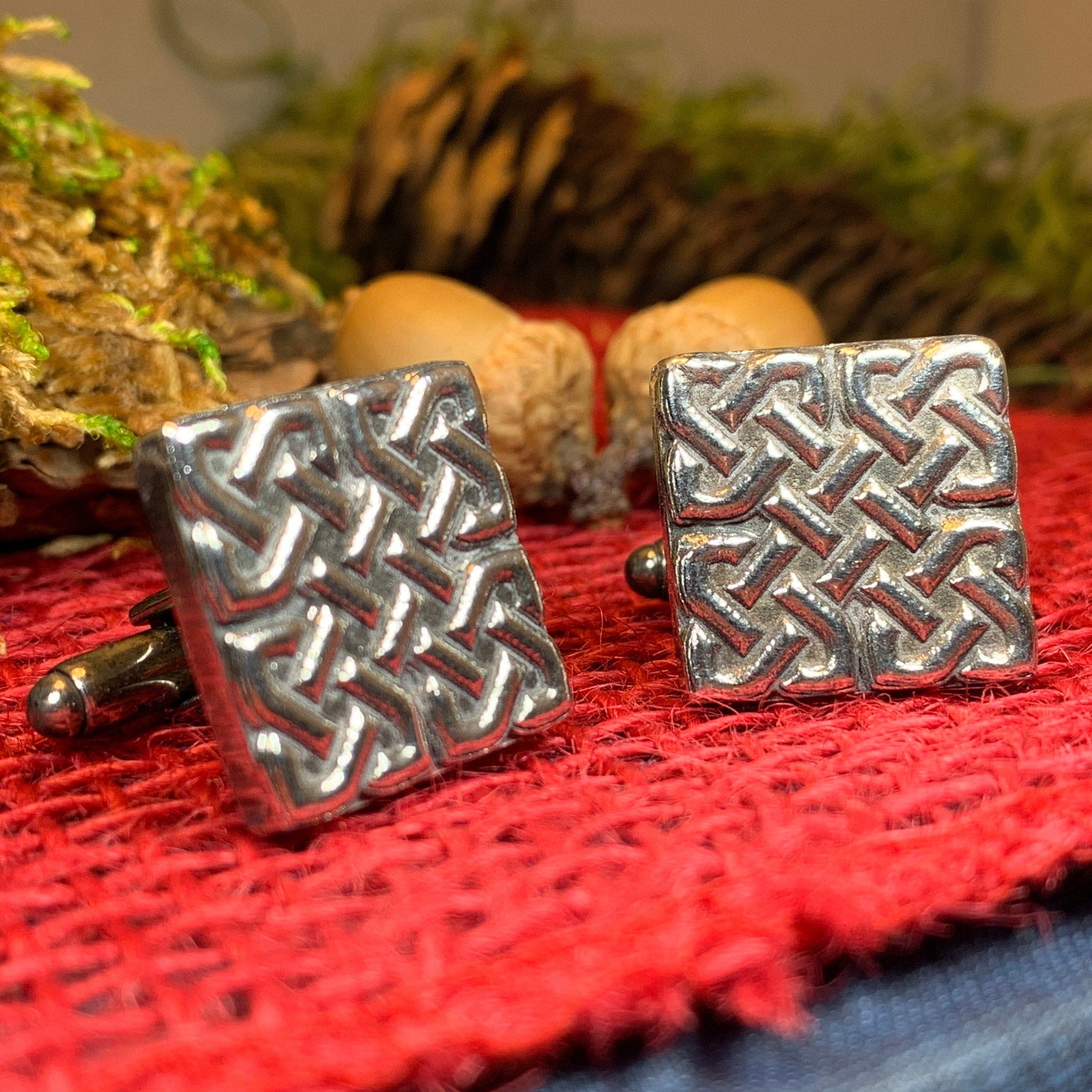 Stewart Celtic Knot Cuff Links