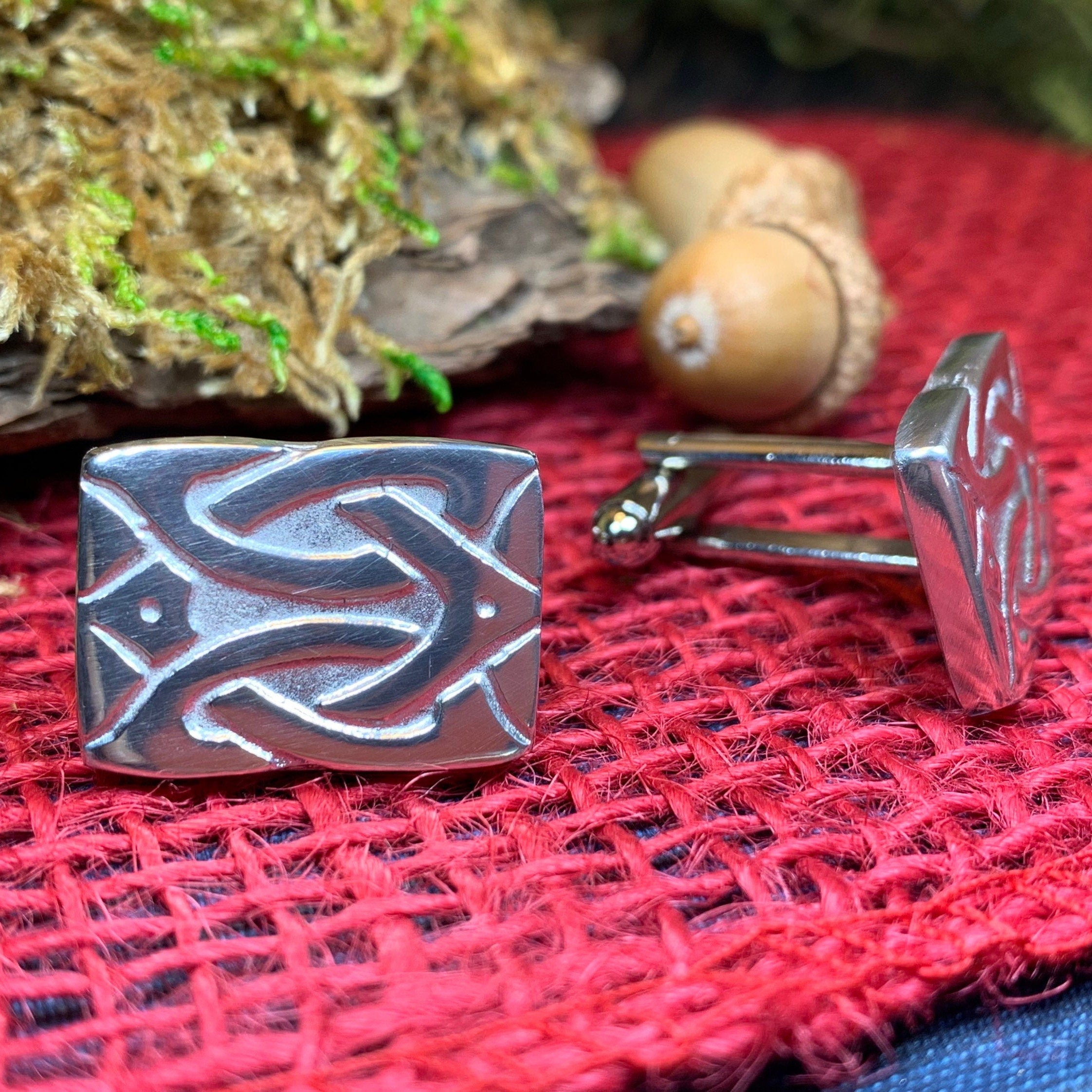 Sinclair Celtic Knot Cuff Links