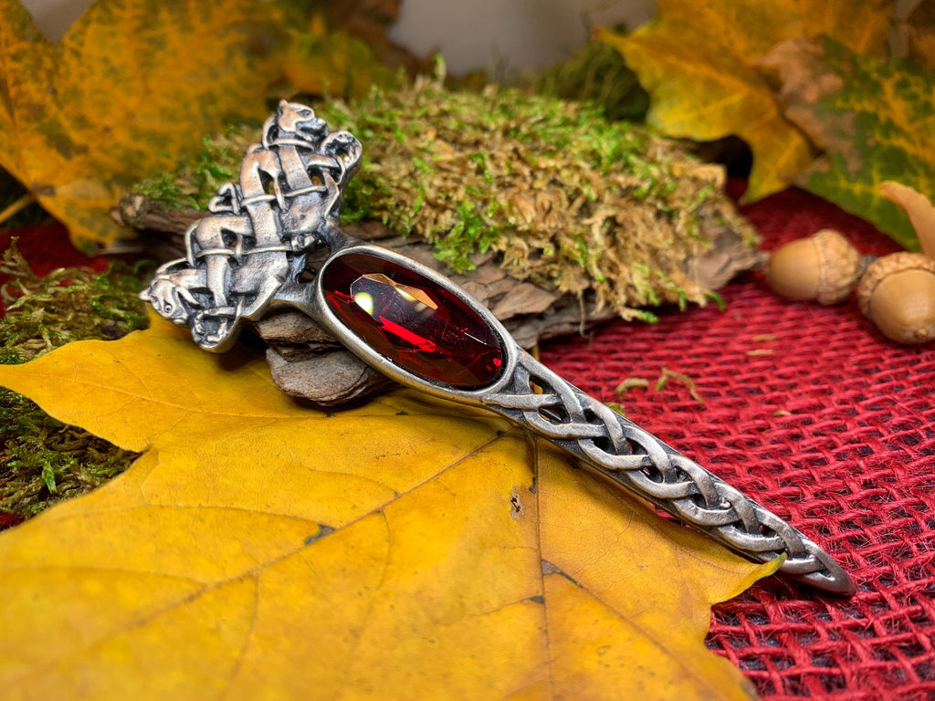 Dragon Crystal Kilt Pin