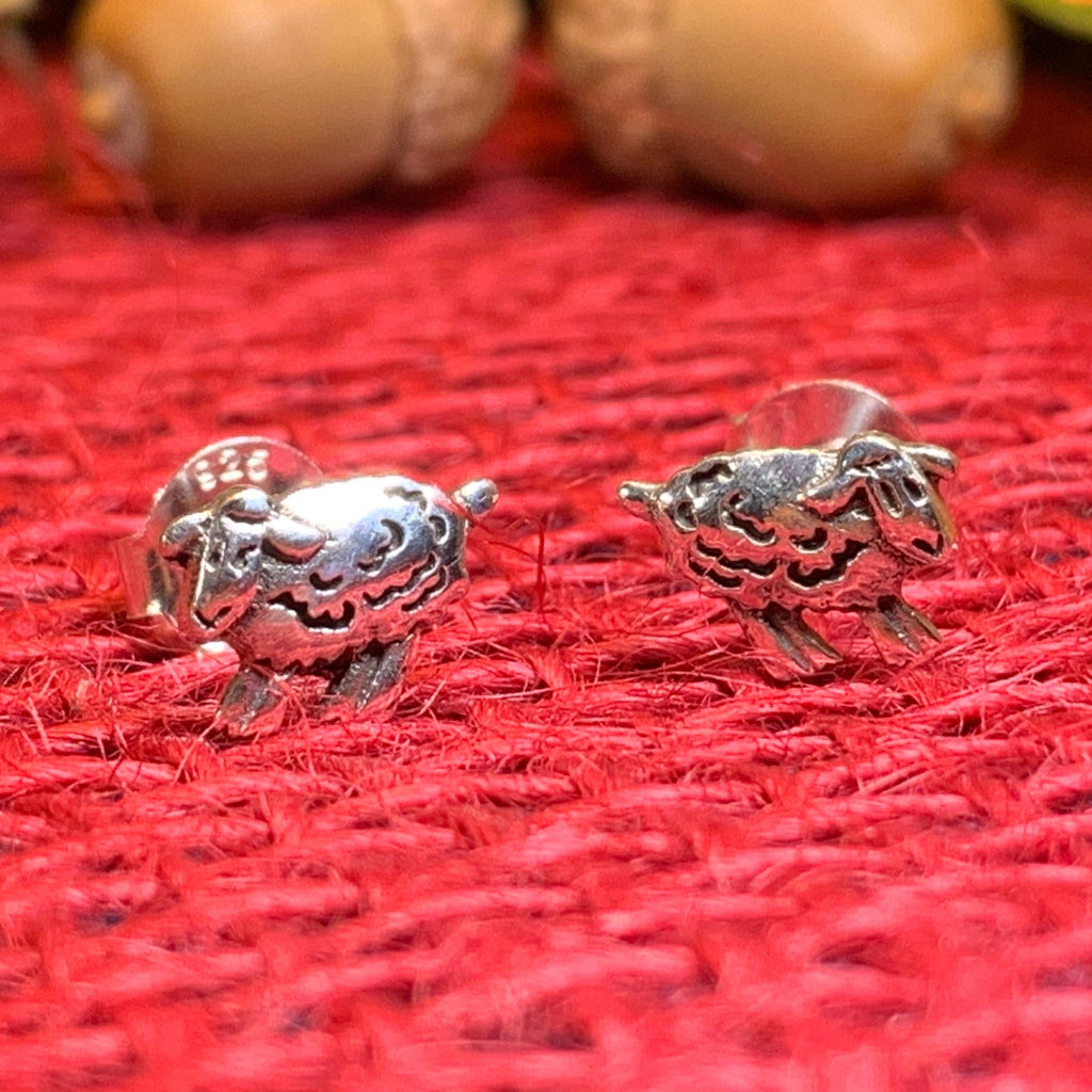 Irish Sheep Post Earrings