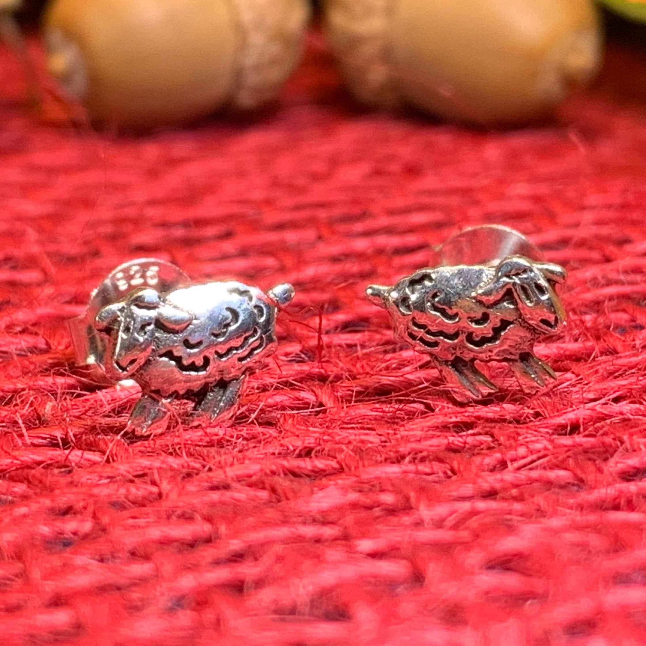 Irish Sheep Post Earrings