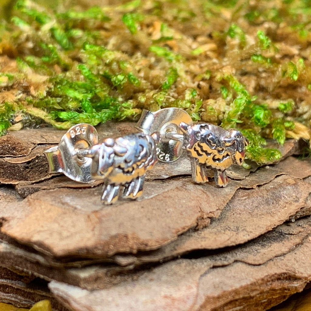Irish Sheep Post Earrings