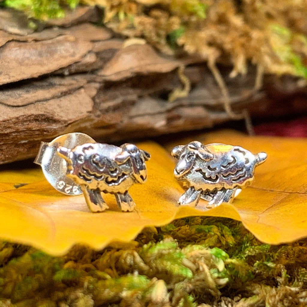 Irish Sheep Post Earrings