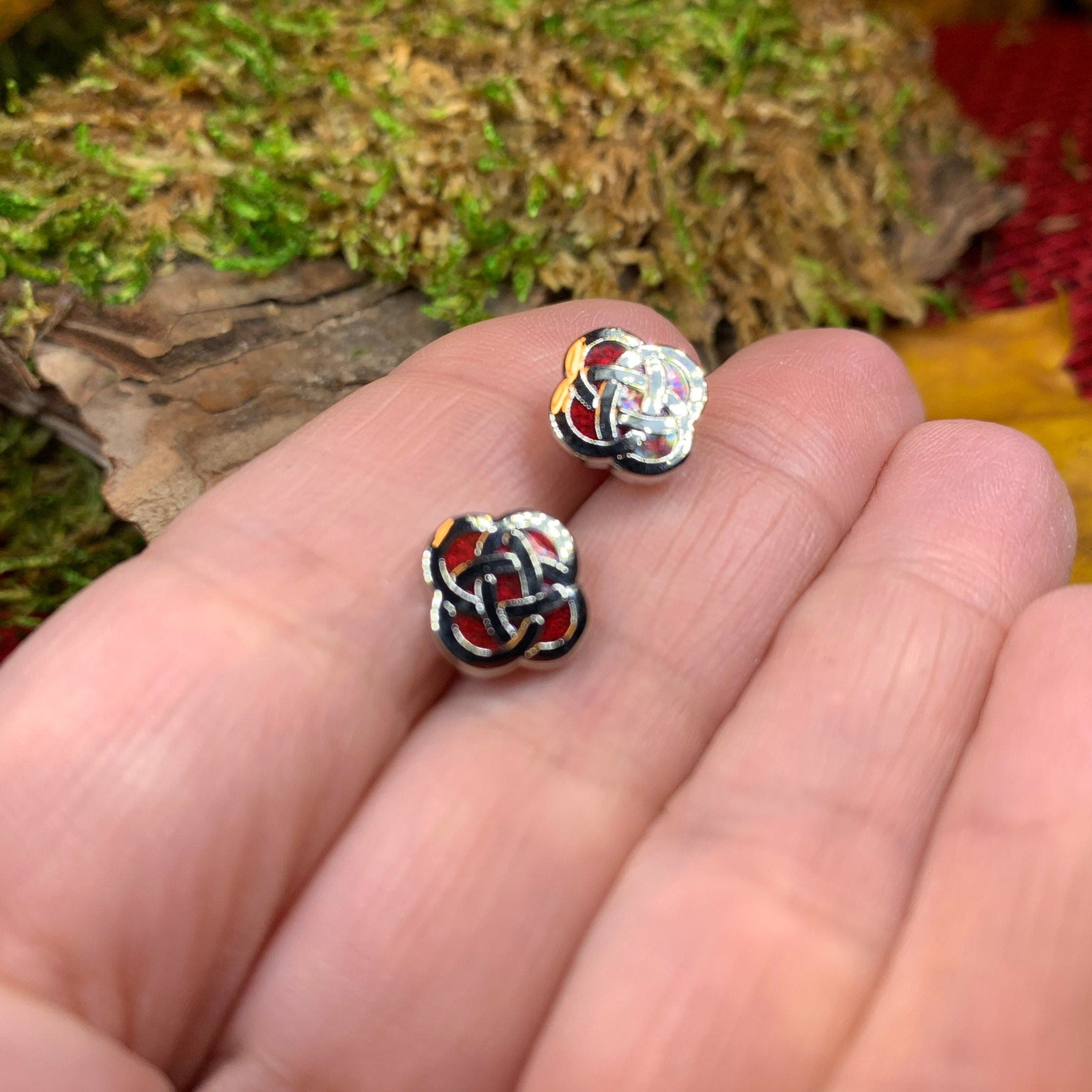 Dara Knot Stud Earrings