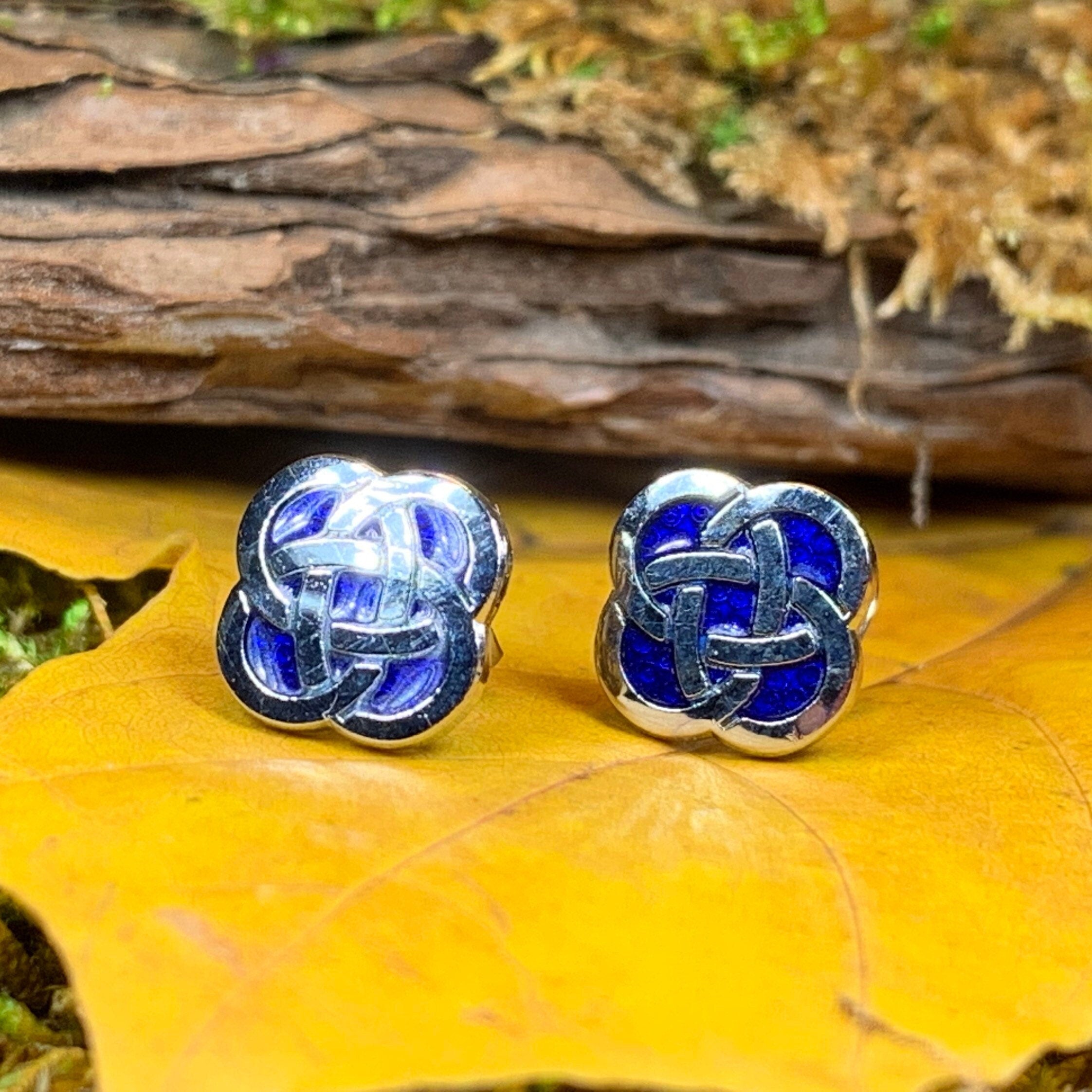 Dara Knot Stud Earrings