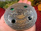 Celtic Fighting Stag Brooch