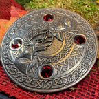 Celtic Fighting Stag Brooch