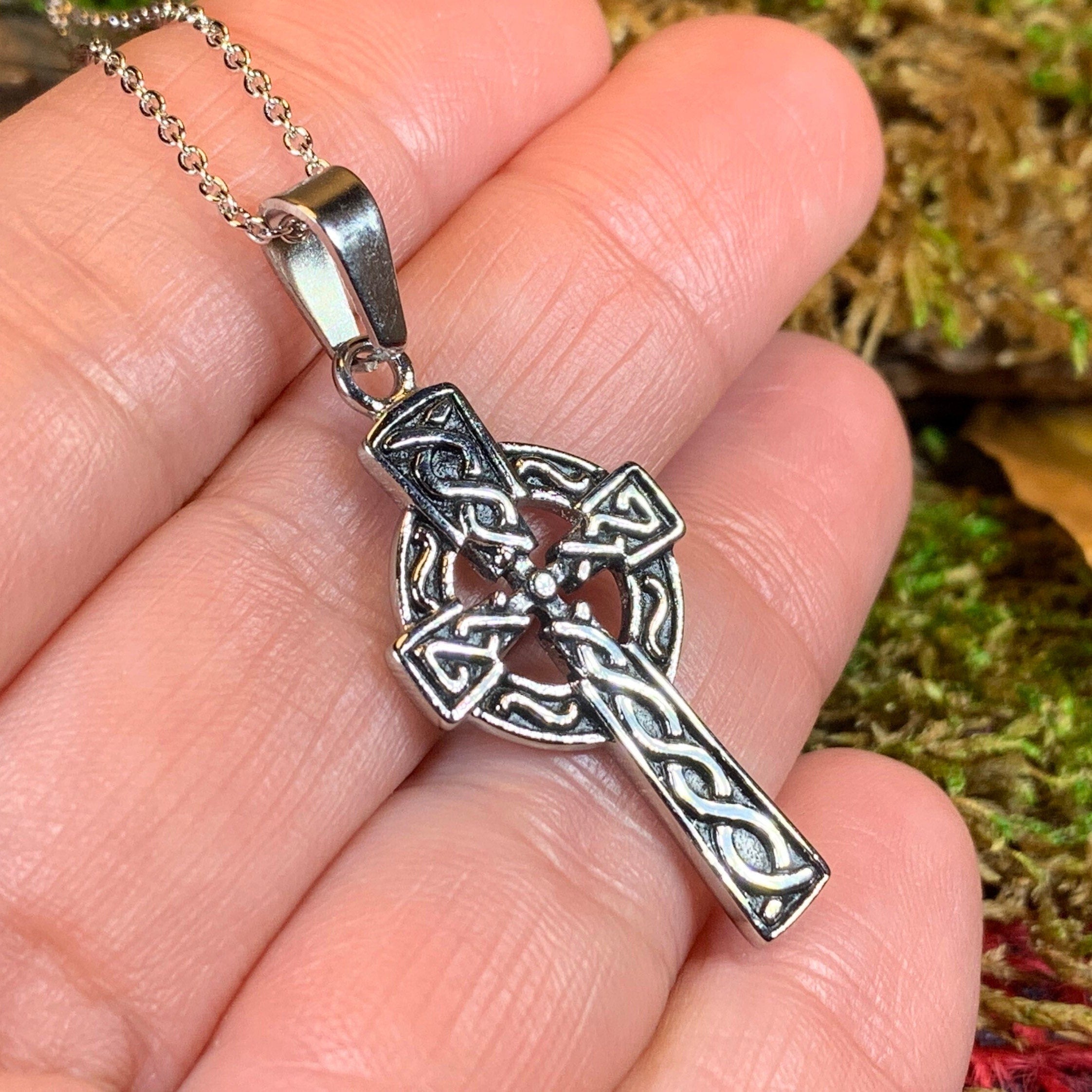 Graeme Celtic Cross Necklace