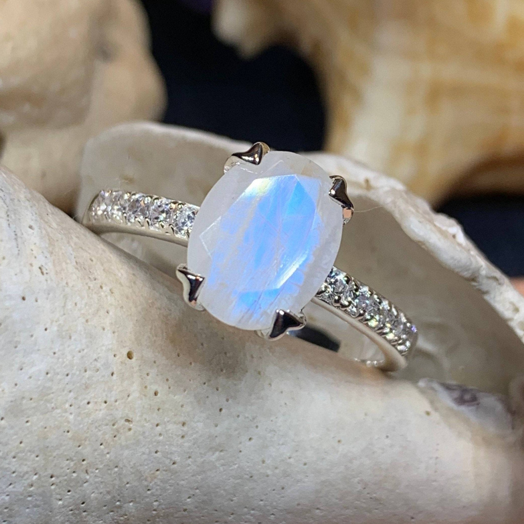 Emiliana Moonstone Promise Ring