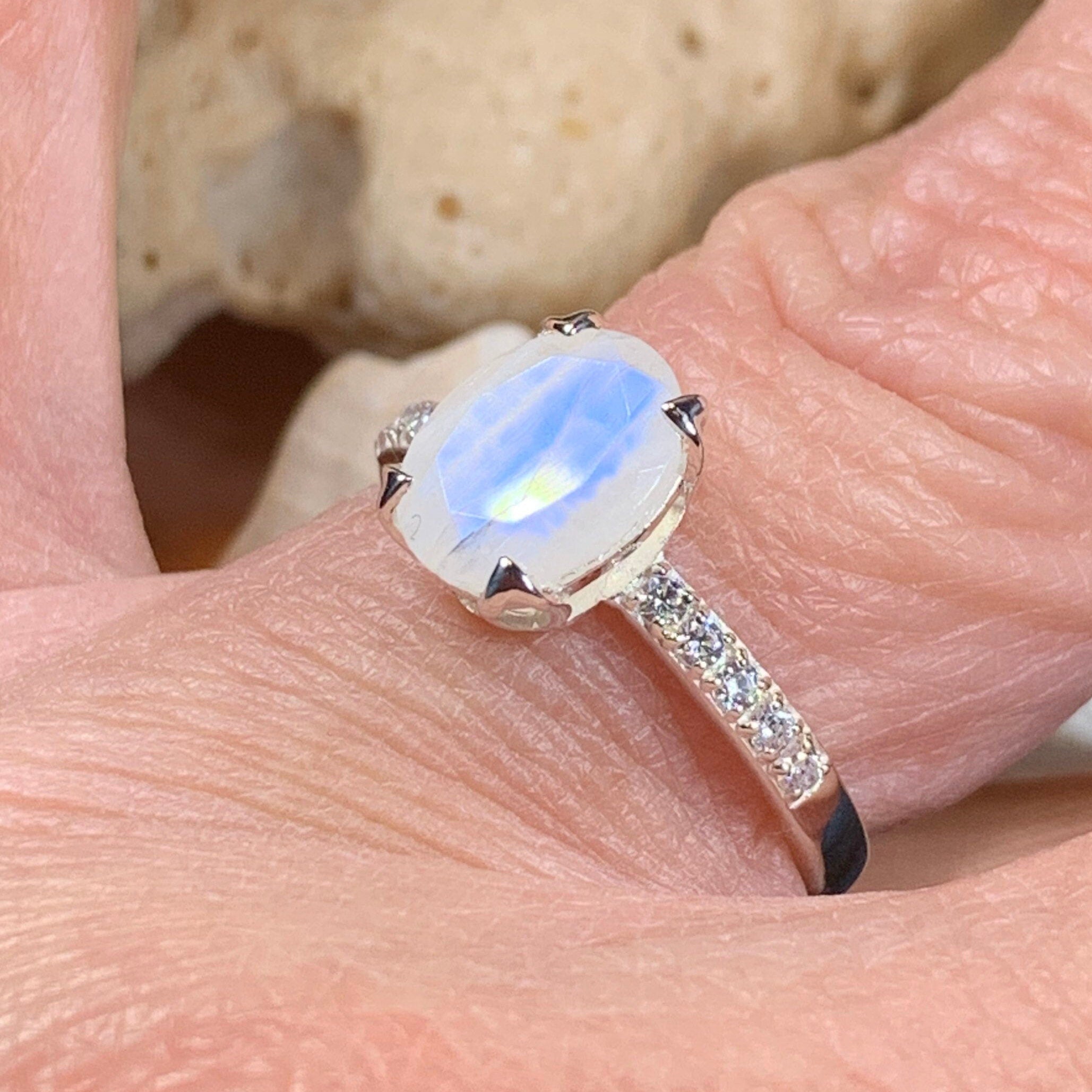 Emiliana Moonstone Promise Ring