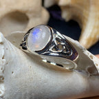 Daviana Moonstone Signet Ring