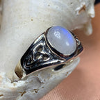 Daviana Moonstone Signet Ring
