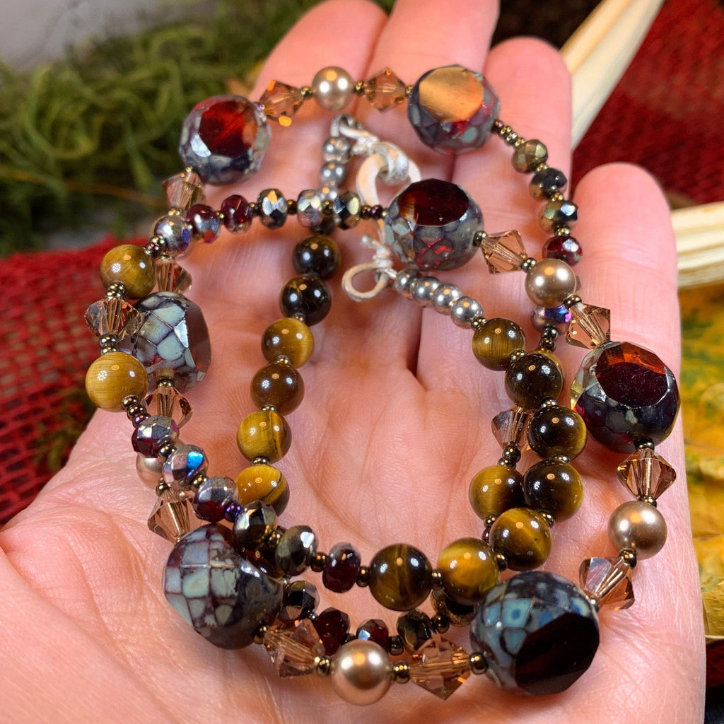 Highland Sunset Tiger's Eye Necklace