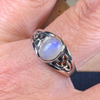 Daviana Moonstone Signet Ring