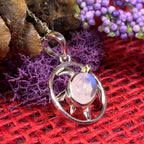 Moonstone Turtle Necklace