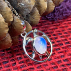 Moonstone Turtle Necklace