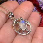 Moonstone Turtle Necklace