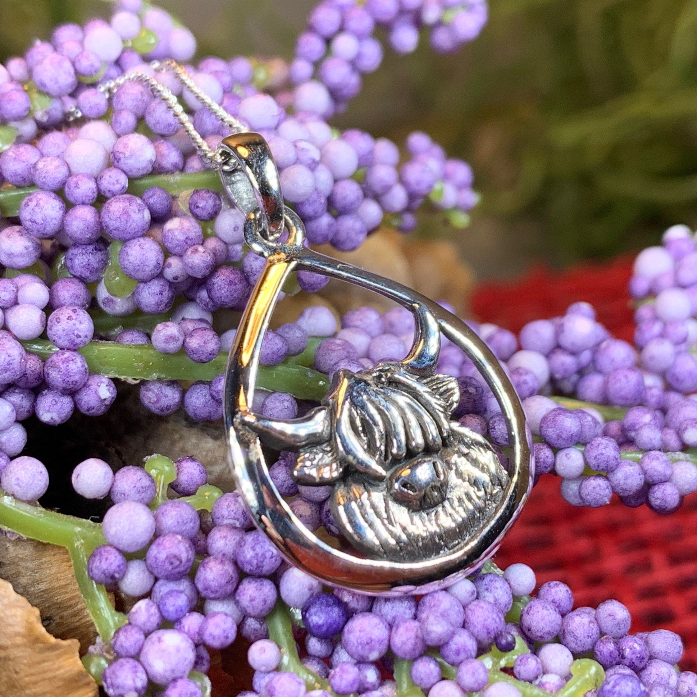 Highland Cow Necklace