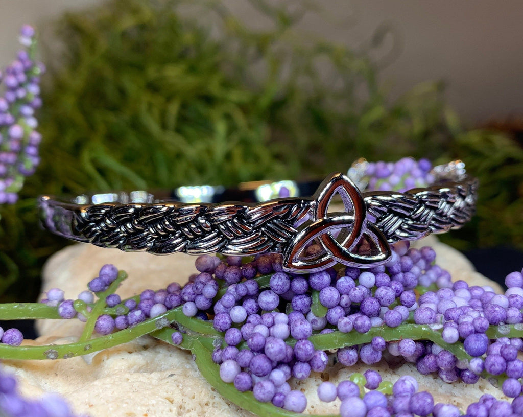 Trinity Knot Bangle Bracelet