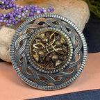Robert Burns Thistle Brooch
