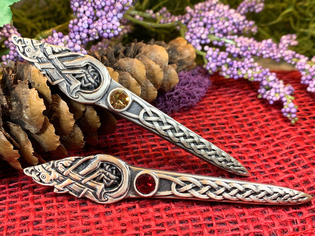 Celtic Dog Kilt Pin