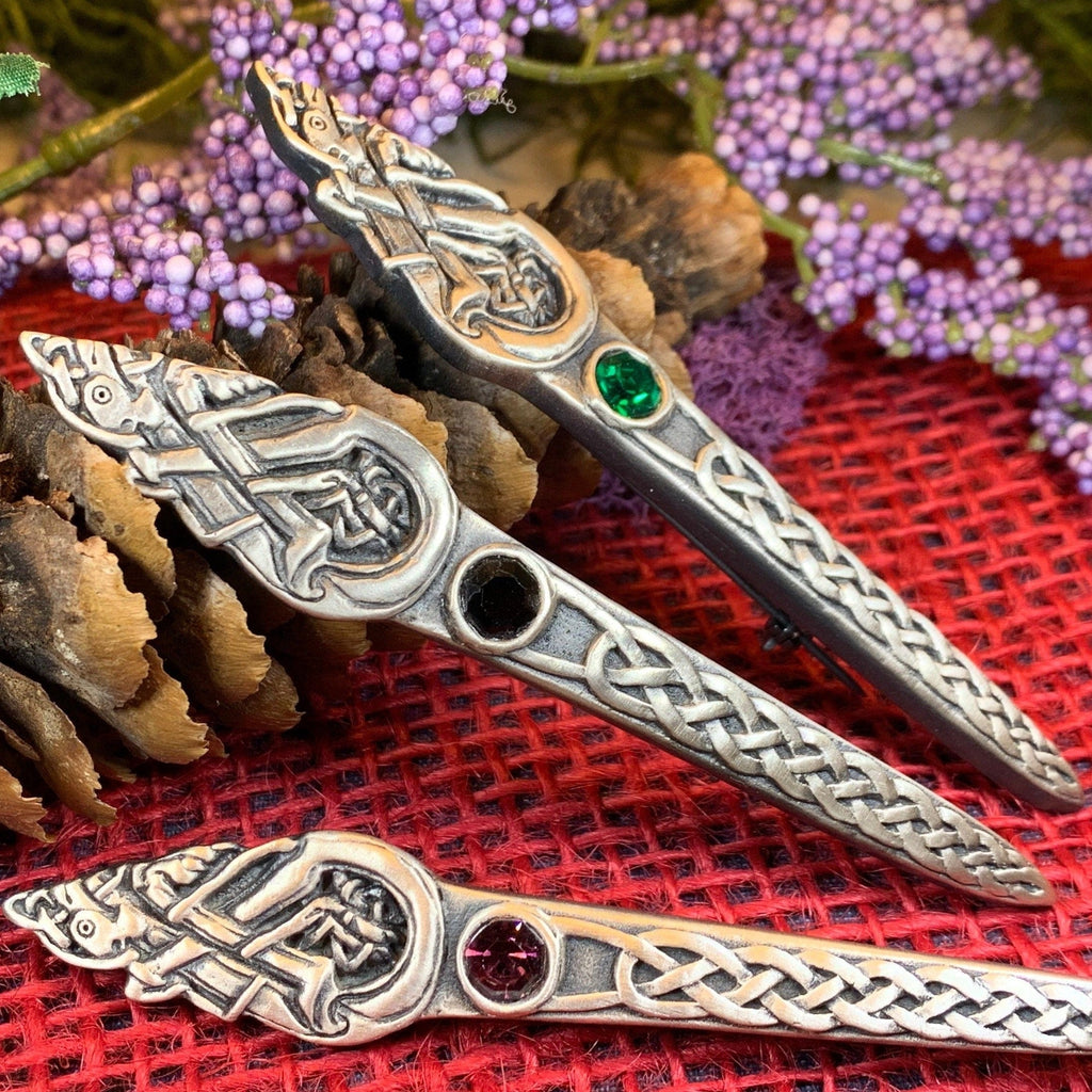 Celtic Dog Kilt Pin