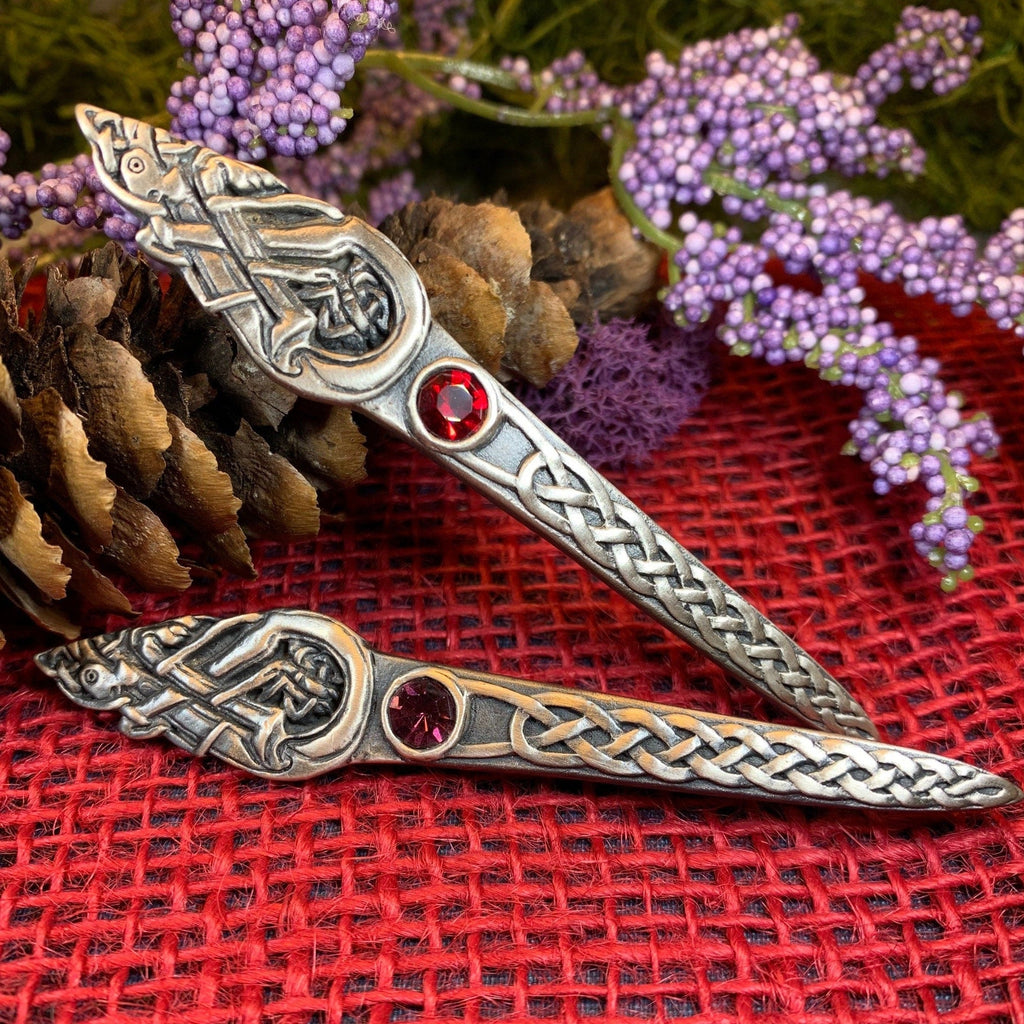 Celtic Dog Kilt Pin