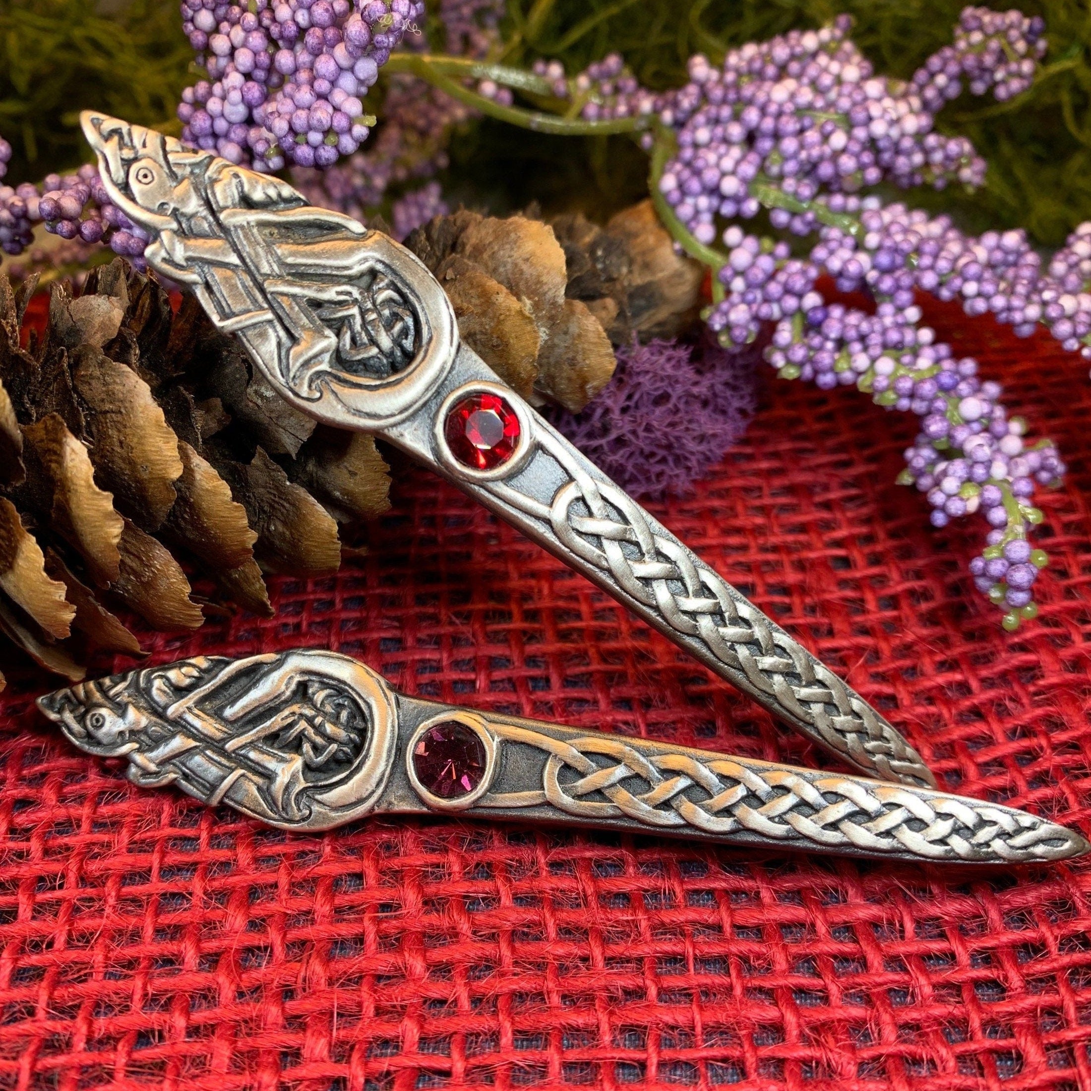 Celtic Dog Kilt Pin