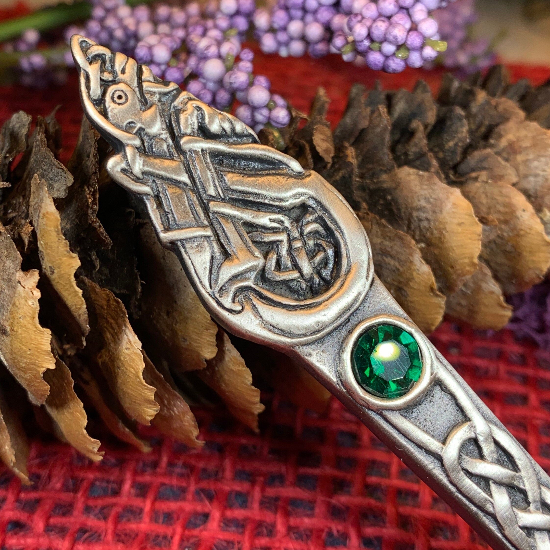 Celtic Dog Kilt Pin