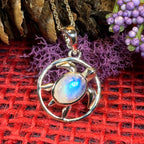 Moonstone Turtle Necklace