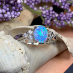 Celtic Skies Opal Celtic Ring