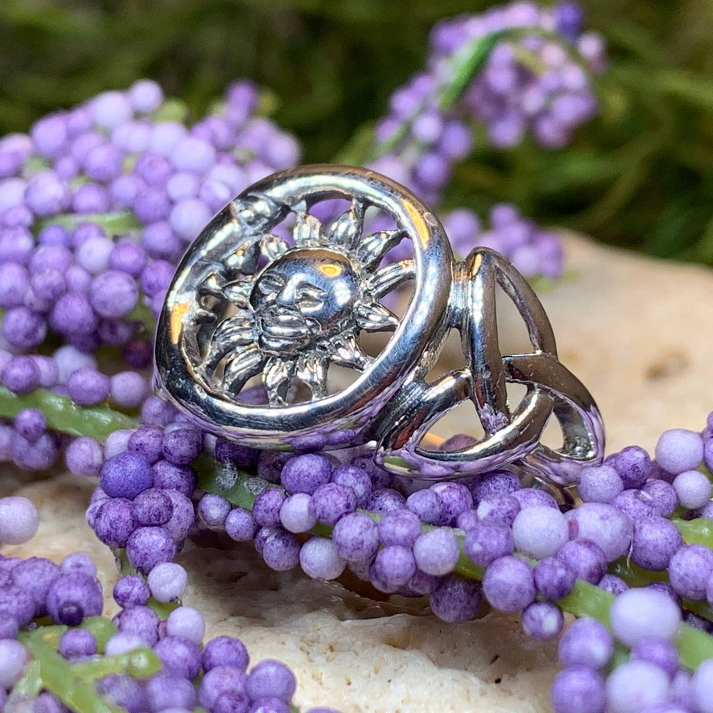 Celtic Sky Moon Ring