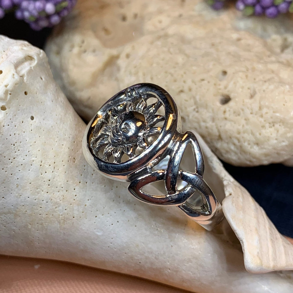 Celtic Sky Moon Ring