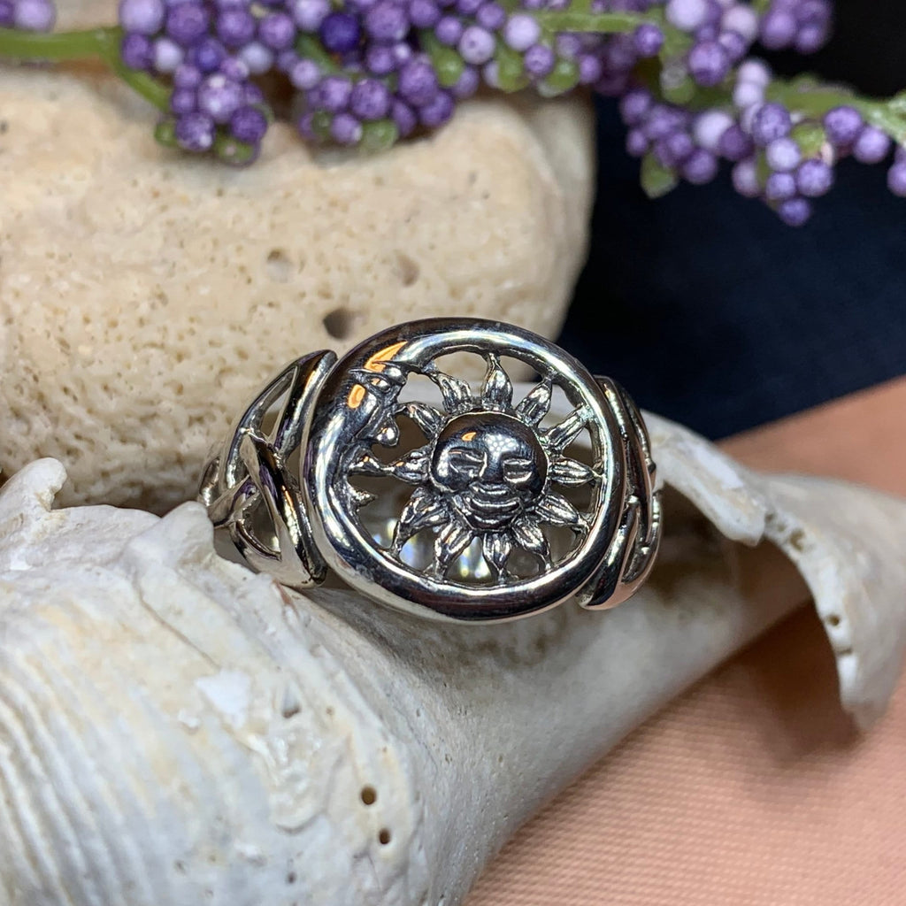 Celtic Sky Moon Ring