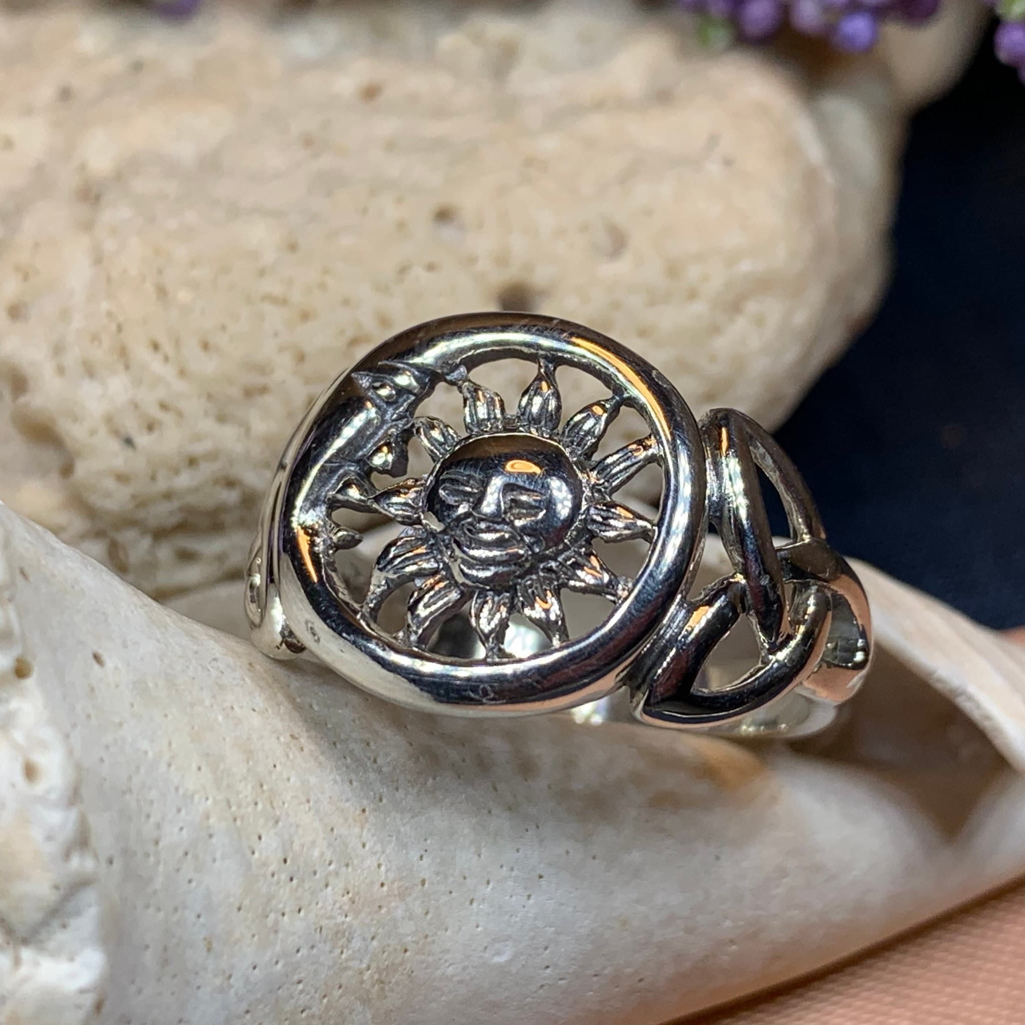 Celtic Sky Moon Ring