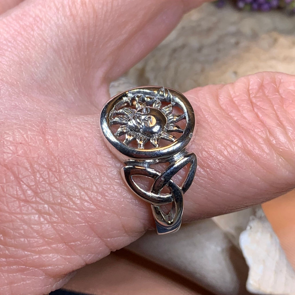 Celtic Sky Moon Ring