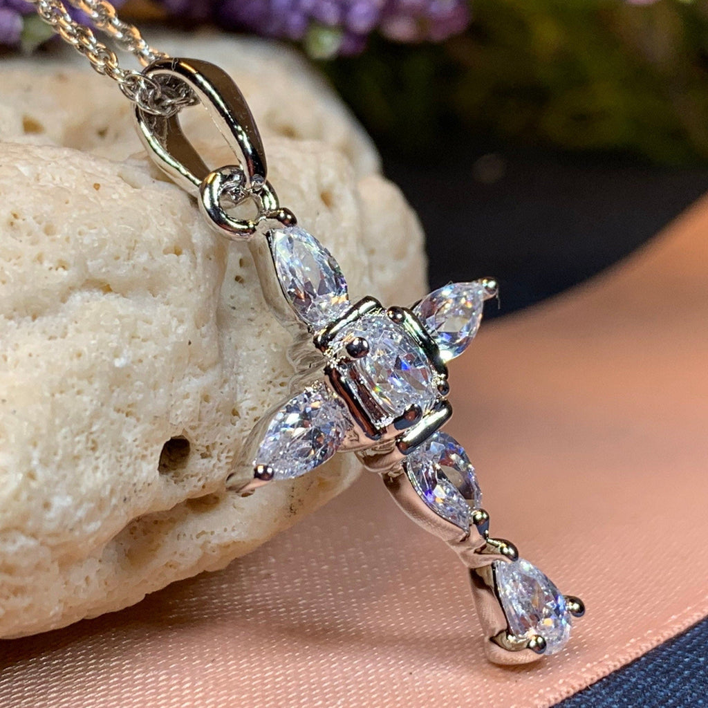 Clarice Celtic Cross Necklace