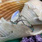 Esmeralda Celtic Knot Ring