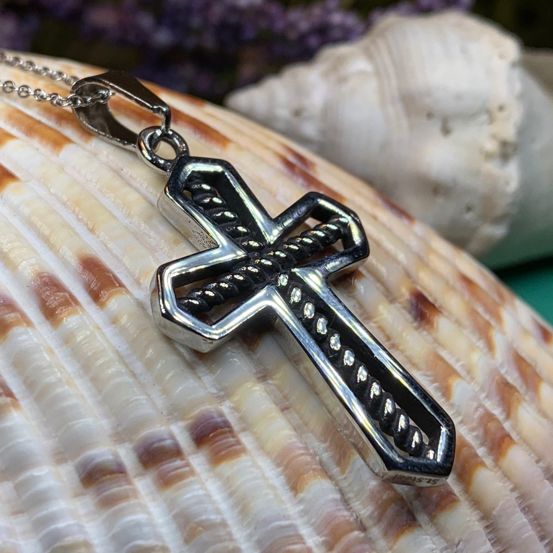 Bold Celtic Cross Necklace