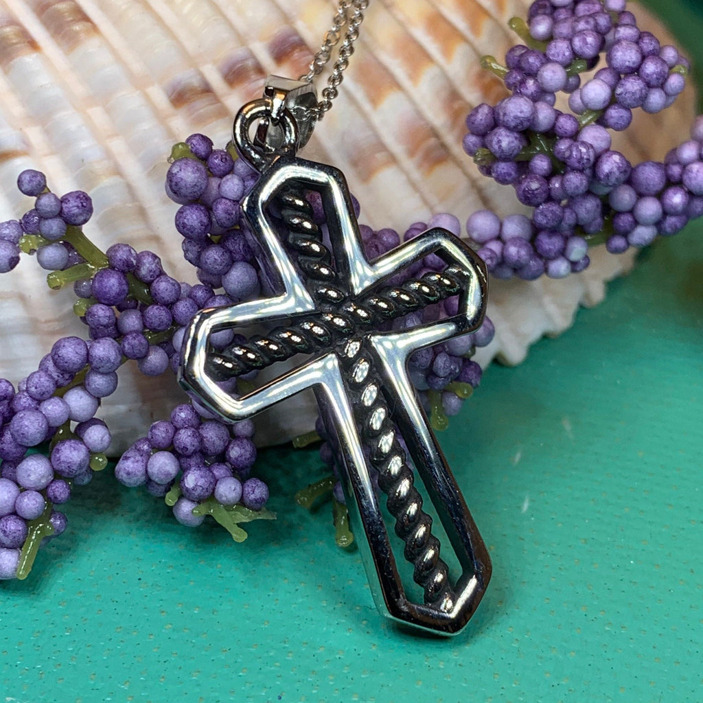 Bold Celtic Cross Necklace