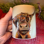 Bad Hair Day Highland Cow Mug